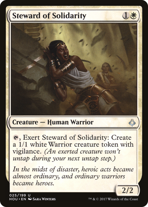Steward of Solidarity (HOU-025) - Hour of Devastation Foil