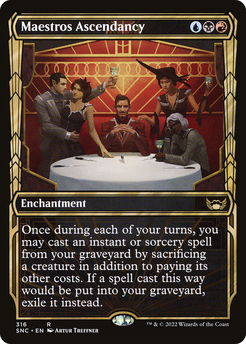 Maestros Ascendancy (Showcase) (SNC-316) - Streets of New Capenna: (Showcase)