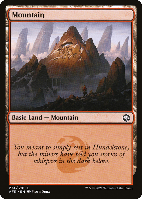 Mountain (274) (AFR-274) - Adventures in the Forgotten Realms