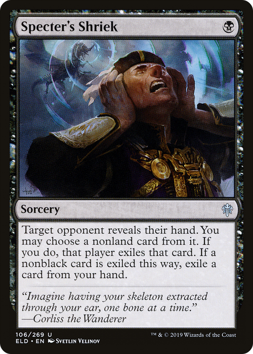 Specter's Shriek (ELD-106) - Throne of Eldraine Foil