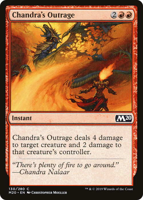 Chandra's Outrage (M20-130) - Core Set 2020