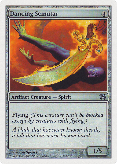 Dancing Scimitar (9ED-292) - 9th Edition