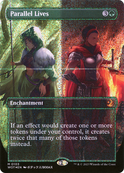 Parallel Lives (Anime Borderless) (Confetti Foil) (WOT-103) - Wilds of Eldraine: Enchanting Tales Foil