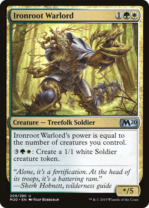 Ironroot Warlord (M20-209) - Core Set 2020 Foil