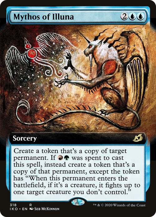 Mythos of Illuna (Extended Art) (IKO-318) - Ikoria: Lair of Behemoths: (Extended Art)