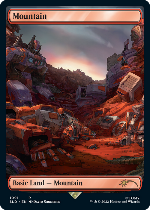 Mountain (1091) (SLD-1091) - Secret Lair Drop Foil