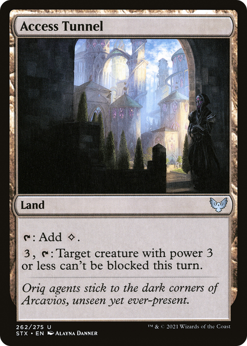 Access Tunnel (STX-262) - Strixhaven: School of Mages