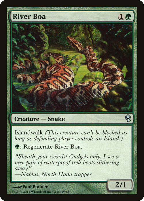 River Boa (DDM-049) - Duel Decks: Jace vs. Vraska