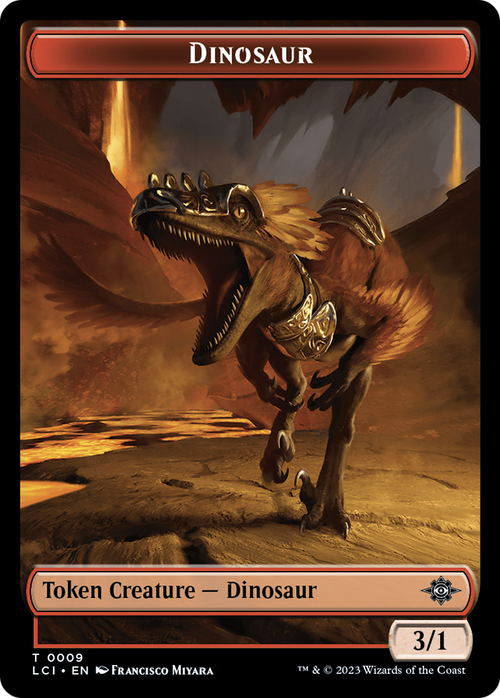 Dinosaur (TLCI-009) - The Lost Caverns of Ixalan Tokens