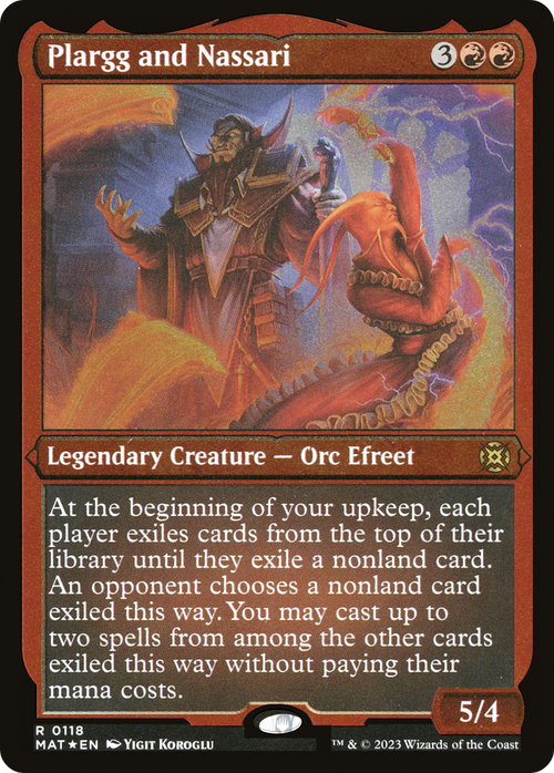 Plargg and Nassari (Foil Etched) (MAT-118) - March of the Machine: The Aftermath Foil