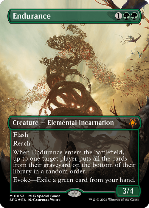 Endurance (Borderless) (Textured Foil) (SPG-053) - Special Guests Foil