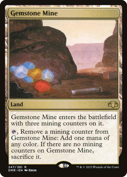 Gemstone Mine (DMR-247) - Dominaria Remastered Foil