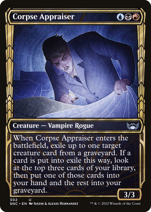 Corpse Appraiser (Showcase) (SNC-302) - Streets of New Capenna: (Showcase) Foil