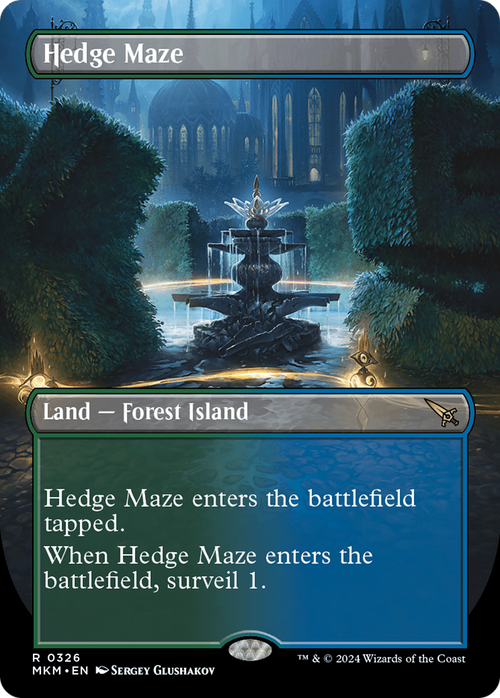 Hedge Maze (Borderless) (MKM-326) - Murders at Karlov Manor