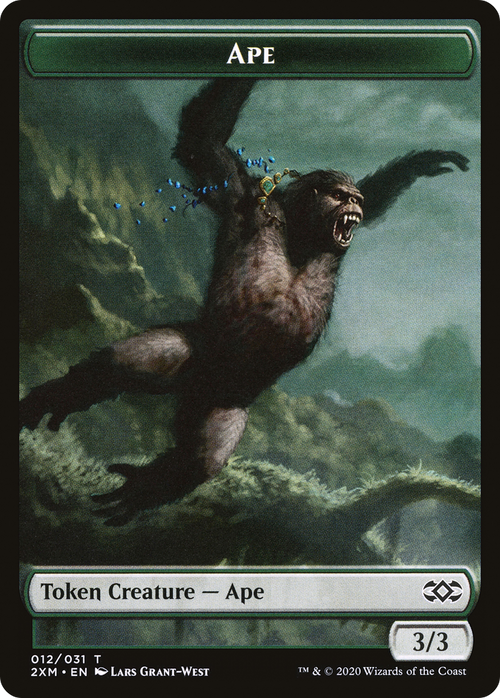Ape (T2XM-012) - Double Masters Tokens Foil