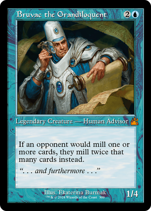 Bruvac the Grandiloquent (Retro Frame) (RVR-309) - Ravnica Remastered