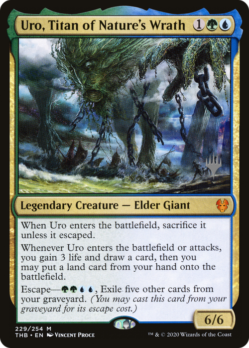 Uro, Titan of Nature's Wrath (PPTHB-229) - Theros Beyond Death Promos
