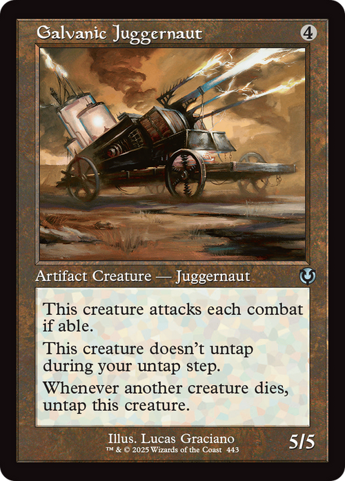 Galvanic Juggernaut (Retro Frame) (INR-443) - Innistrad Remastered Foil