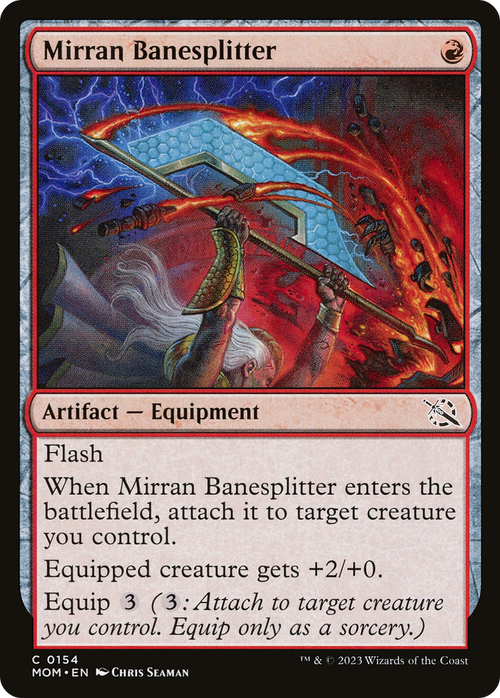 Mirran Banesplitter (MOM-154) - March of the Machine Foil