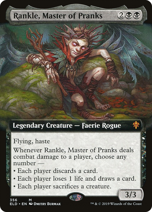 Rankle, Master of Pranks (Extended Art) (ELD-356) - Throne of Eldraine: (Extended Art)