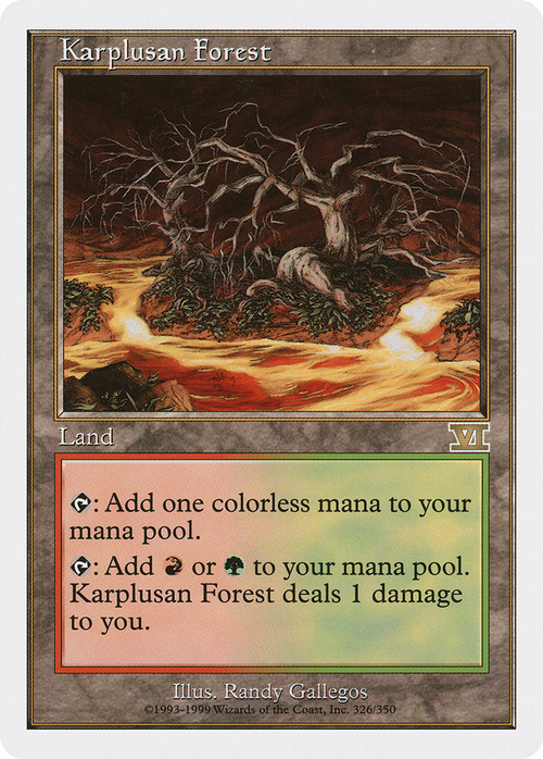 Karplusan Forest (6ED-326) - Classic Sixth Edition