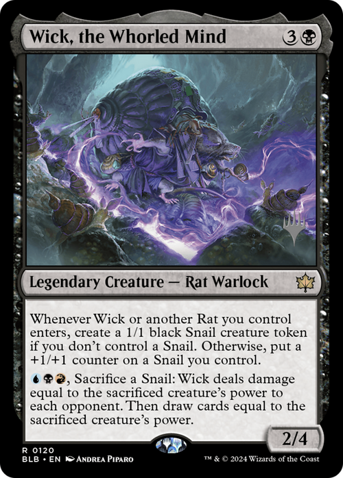 Wick, the Whorled Mind (PPBLB-120) - Bloomburrow Promos
