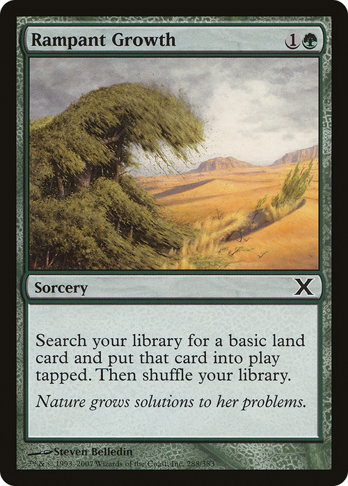 Rampant Growth (10E-288) - Tenth Edition Foil