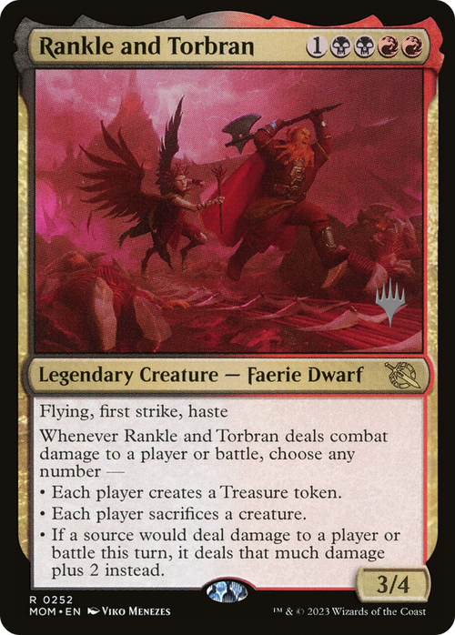 Rankle and Torbran (PPMOM-252) - March of the Machine Promos Foil