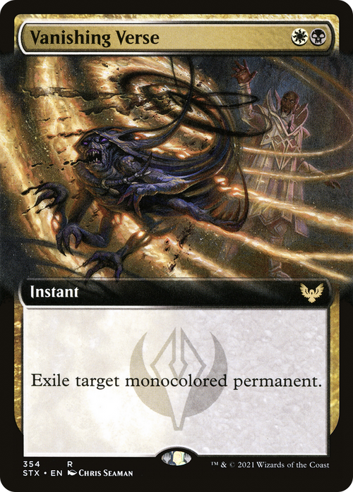 Vanishing Verse (Extended Art) (STX-354) - Strixhaven: School of Mages: (Extended Art) Foil