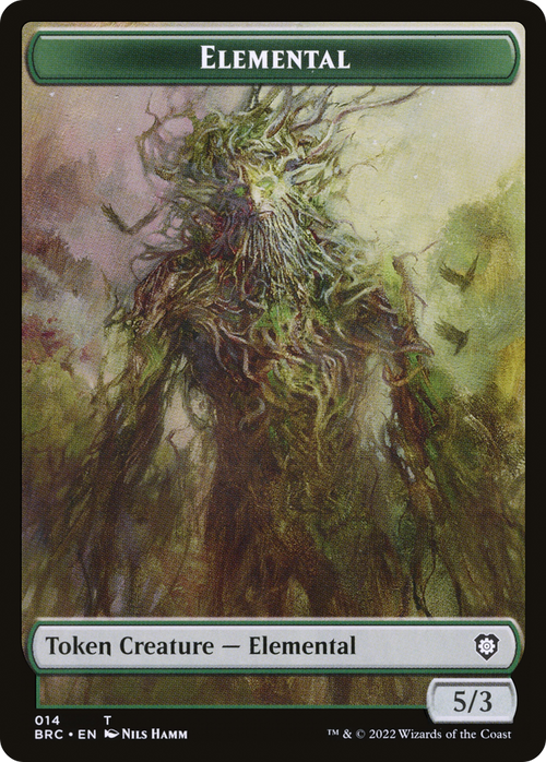 Elemental (TBRC-014) - The Brothers' War Commander Tokens Foil