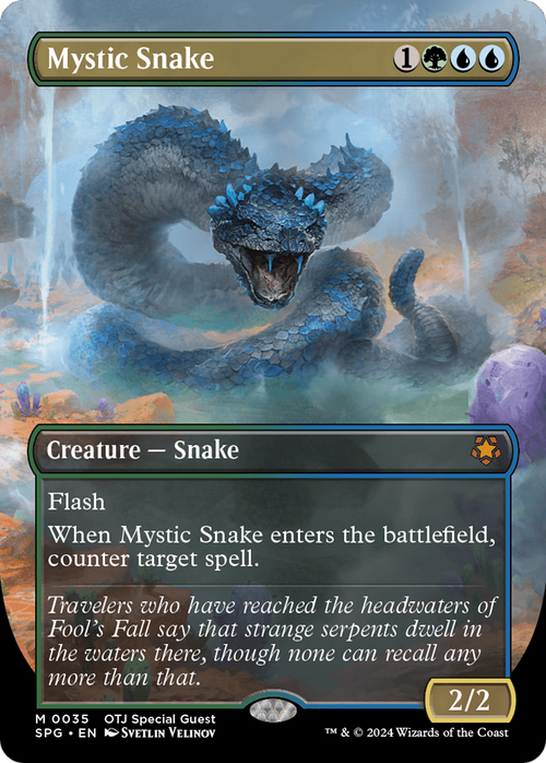 Mystic Snake (Borderless) (SPG-035) - Special Guests
