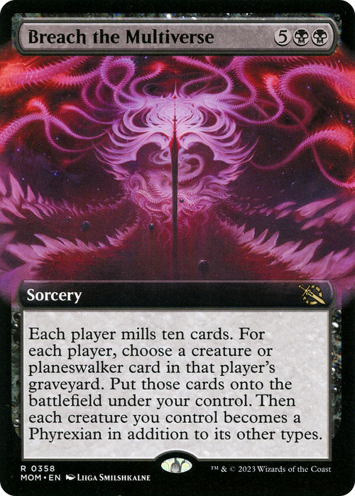 Breach the Multiverse (Extended Art) (MOM-358) - March of the Machine: (Extended Art)