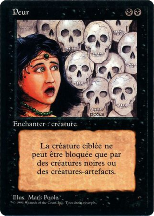 Fear (FBB-) - Foreign Black Border