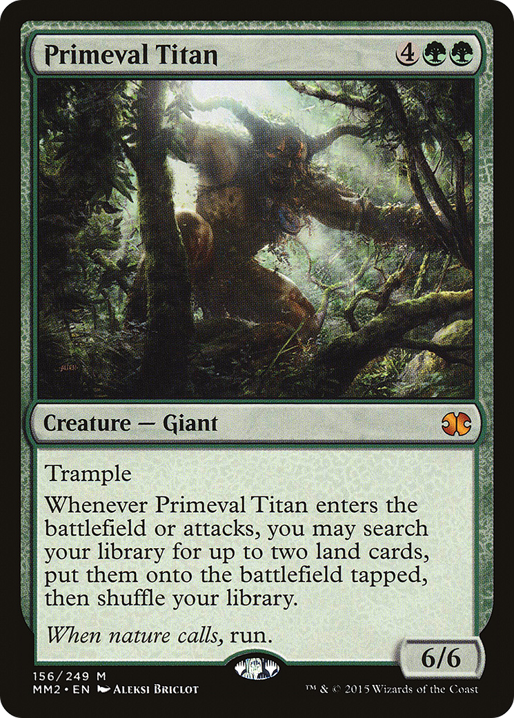 Primeval Titan (MM2-156) - Modern Masters 2015