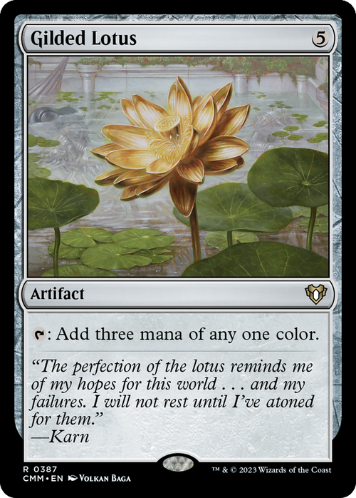 Gilded Lotus (CMM-387) - Commander Masters Foil