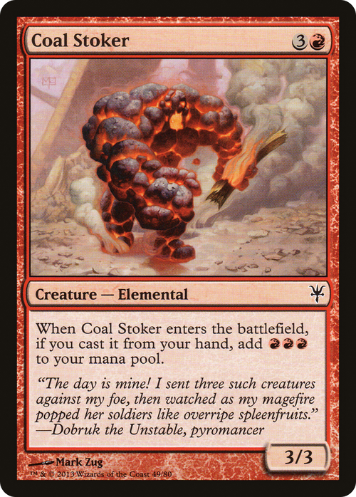 Coal Stoker (DDK-049) - Duel Decks: Sorin vs. Tibalt