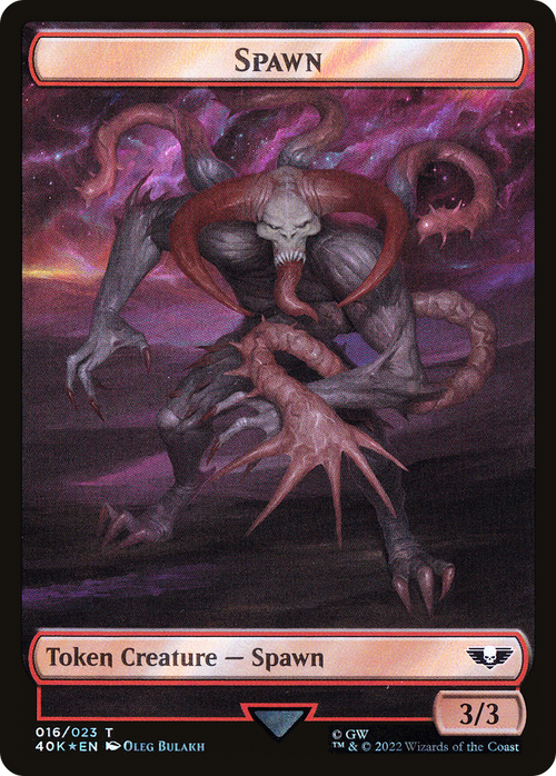 Spawn (T40K-16★) - Warhammer 40,000 Tokens Foil