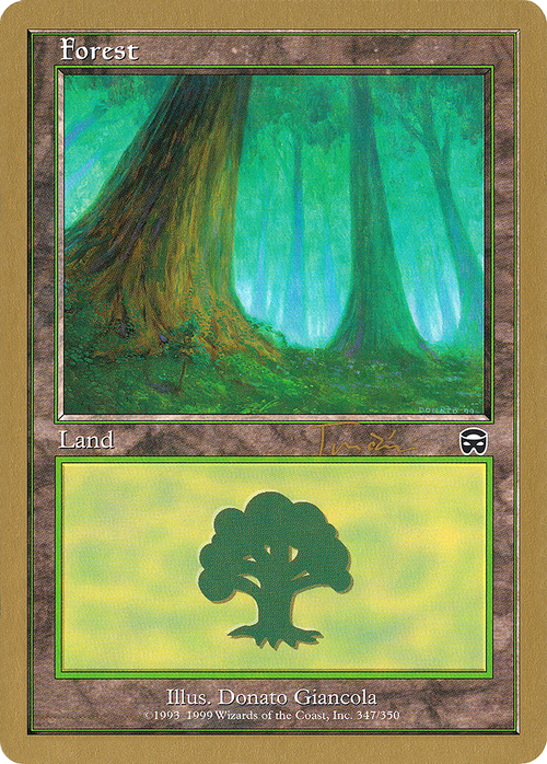 Forest (347) - 2001 Jan Tomcani (INV) (WCD-) - World Championship Decks 2001