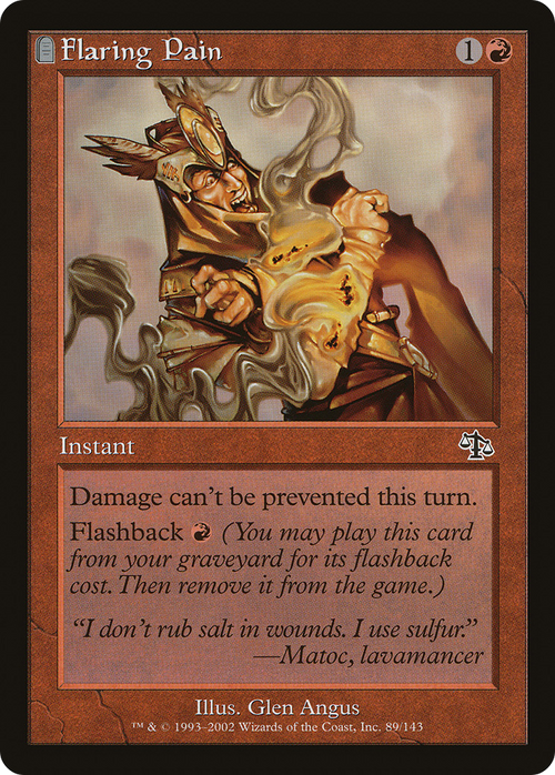 Flaring Pain (JUD-089) - Judgment: (tombstone)
