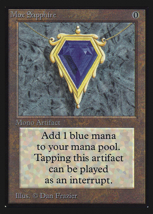 Mox Sapphire (IE) (IED-) - Intl. Collectors' Edition
