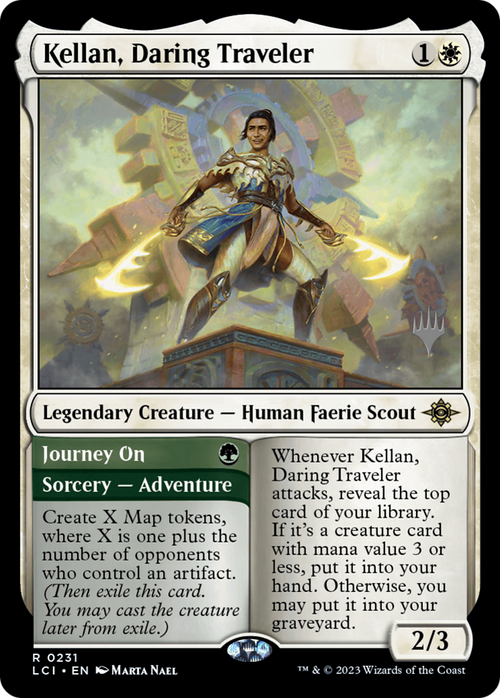 Kellan, Daring Traveler (PPLCI-231) - The Lost Caverns of Ixalan Promos Foil