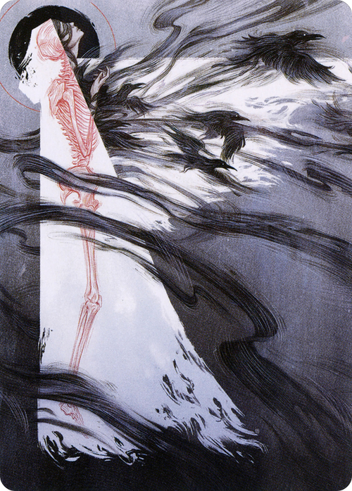 Tendrils of Agony // Tendrils of Agony (ASTX-073) - Strixhaven Art Series (Borderless) Foil