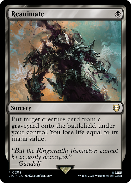 Reanimate (LTC-206) - Tales of Middle-earth Commander