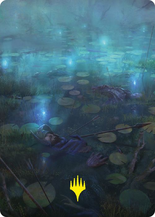 The Dead Marshes // The Dead Marshes (ALTR-079) - Tales of Middle-earth Art Series (Borderless)
