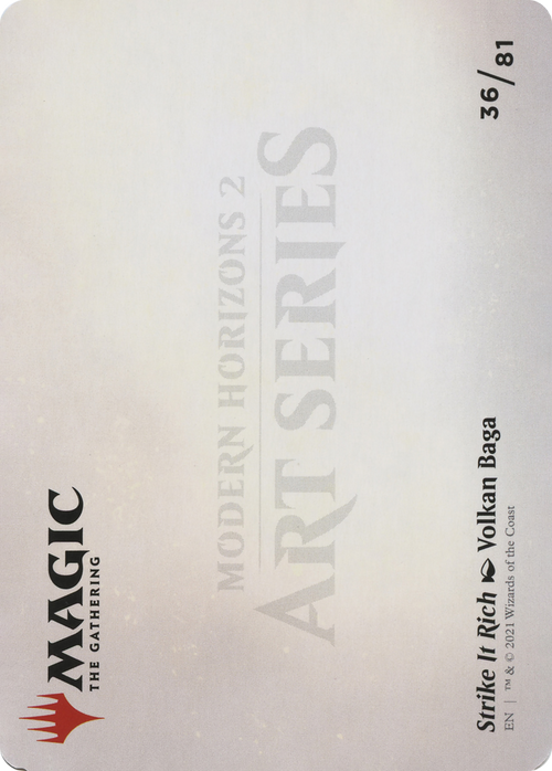 Strike It Rich // Strike It Rich (AMH2-036) - Modern Horizons 2 Art Series (Borderless) Foil