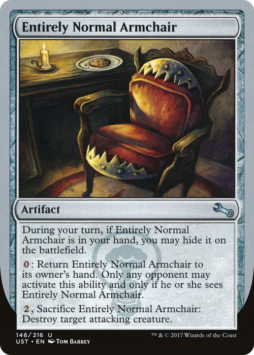 Entirely Normal Armchair (UST-146) - Unstable