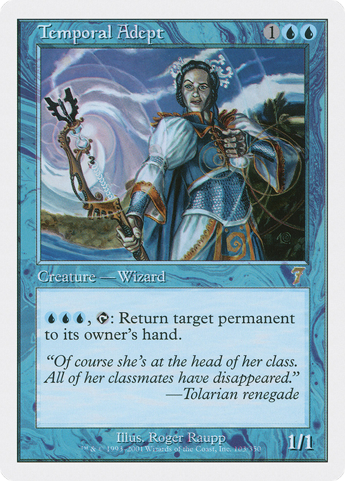 Temporal Adept (7ED-103) - 7th Edition Foil