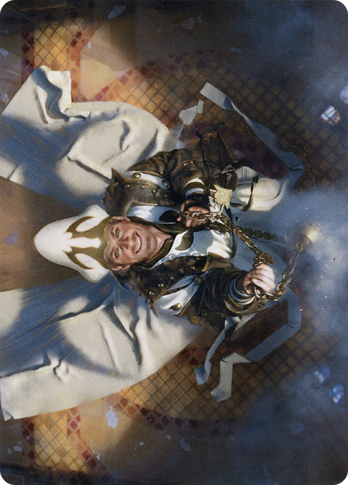 Jerren, Corrupted Bishop // Jerren, Corrupted Bishop (AMID-037) - Midnight Hunt Art Series (Borderless)