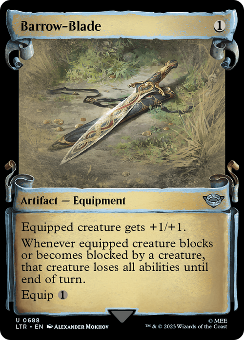 Barrow-Blade (Showcase Scrolls) (LTR-688) - The Lord of the Rings: Tales of Middle-earth: (Showcase) Foil