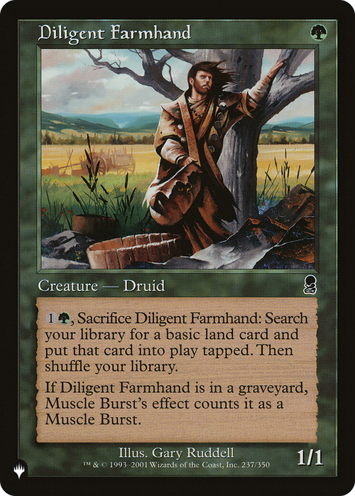 Diligent Farmhand (LIST-ODY-237) - The List